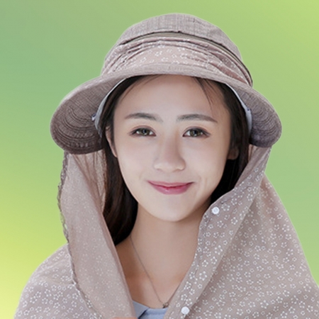 밀리어스 여름 자외선 차단 그늘막 햇빛 가리개 썬캡 모자 여성용 #2