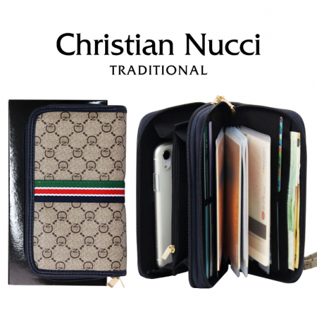 크리스찬누찌 쌍지퍼 라인 통장지갑 #2