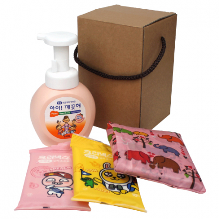 대용량 시장가방+아이깨끗해 핸드워시+카카오물티슈 10매 2개 #2