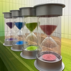 밀리어스 모레시계, 이중구조로 더욱 안전한 탁상 모래시계 16옵션