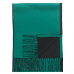 머플러-Y)크리스찬오자르 무지 이중머플러