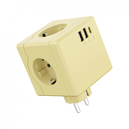 에코너 MT01 큐브 멀티탭 (3구/C타입/USB)-플러그형 #2