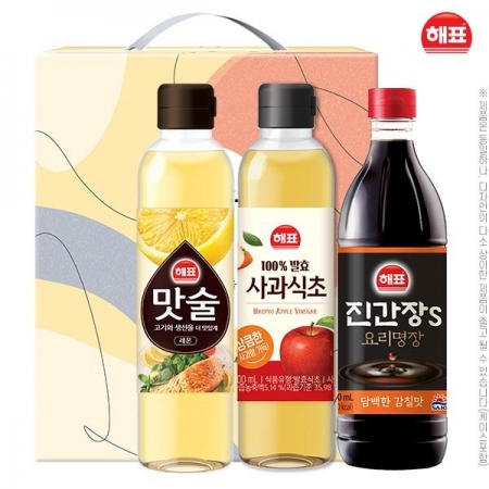 해표 맛술500ml+해표 사과식초500ml+진간장S 요리명장 500ml(3종) #2