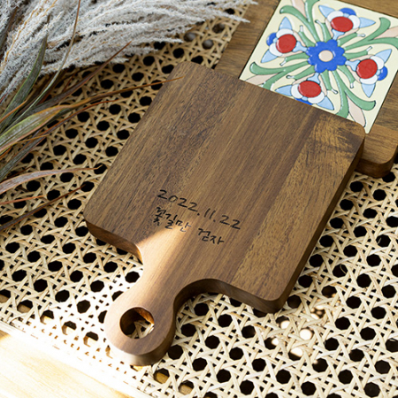 북유럽 우드 타일 냄비 받침 #4