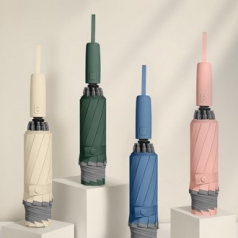 발렌티 3단 파스텔 거꾸로 자동 우산