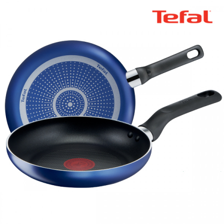 테팔 PTFE 미드나잇 블루 2종세트 (프라이팬 26cm + 28cm) #2
