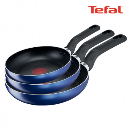 테팔 PTFE 미드나잇 블루 3종세트 (프라이팬 20cm + 24cm + 26cm) #2