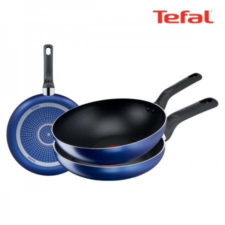 테팔 PTFE 미드나잇 블루 3종세트 (프라이팬 20cm + 26cm + 볶음팬 28cm) #4