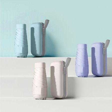 파스텔톤 컬러 6단 미니 UV 양우산 #2