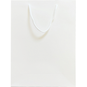 백색 코팅 쇼핑백_스판끈