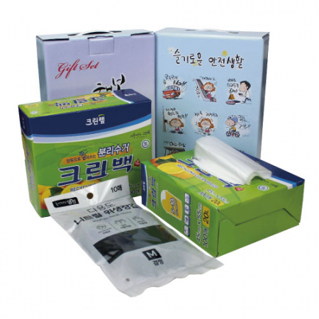 분리수거 크린백 20L 100매+니트릴 장갑 10매 #2