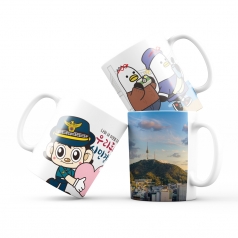 풀컬러 인쇄 머그컵