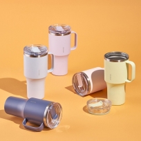 스텐 뉴메트로 킹 텀블러 820ml 손잡이형