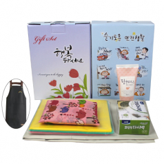 방수앞치마+접이식 장바구니+과일나라 핸드에센스+다시백 50매+부식포행주 3매 5종 세트
