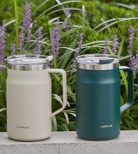 스텐 메트로 머그 텀블러 600ml 아이보리, 바이올렛, 블루, 그린 #2