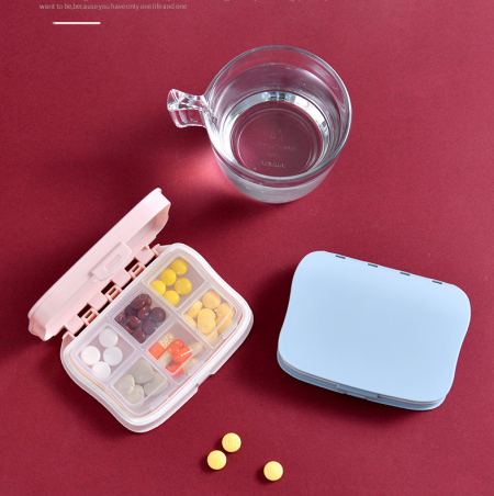 6구 파스텔 6칸 알약 약통 케이스 알약함 보관함 휴대용여행용 #2
