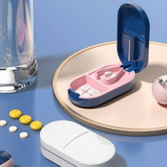 뉴알약 커팅기 커팅 작두 알약 약통 케이스