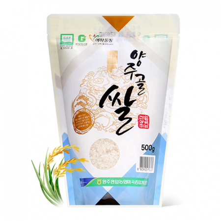 양주골 쌀 500g 1포, G마크획득 안심쌀 어하둥둥 양주골 쌀 #3