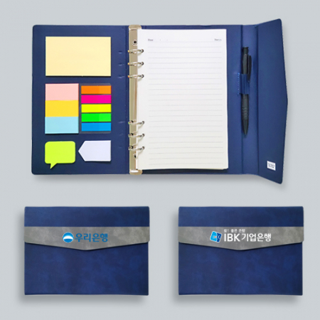 고급 클래식 A5 볼펜 메모패드 자석형 #2