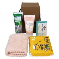 과일나라 핸드크림+시스테마 숨결치약+아이깨끗해 비누+고리 핸드타올+카카오티슈 5종세트