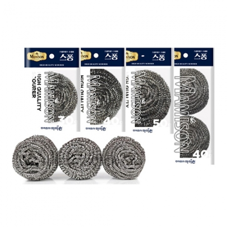 마미손 스테인레스 스퐁 철수세미 4종 #2