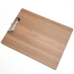 A4 우드 클립보드