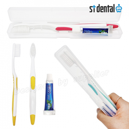 큐빅ㅡ알파4호 LG미세모 칫솔치약세트 미니케이스 페리오 5g #3