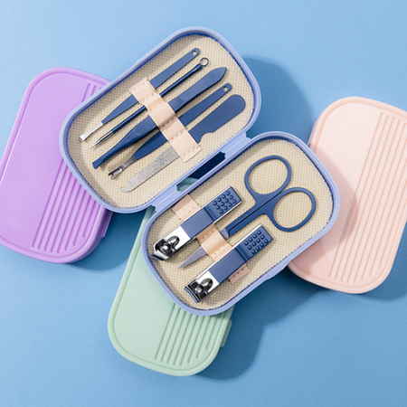 파스텔 네일케어 손톱깎이 8P 미용세트 #2