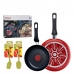 작은이미지: 테팔 쿡라이트 프라이팬 20cm+24cm+실리콘뒤집게+스파츌러 3종세트 #2