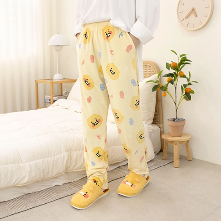 캐릭터 포근한 고양이 패턴 수면바지 #2