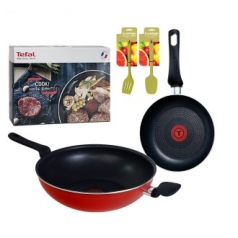 테팔 쿡라이트 프리미엄 프라이팬20cm 궁중팬30cm 실리콘뒤집 스파츌러 3종세트