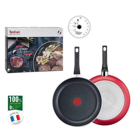 테팔 IH 스타트 앤 쿡 24CM4 + 종이뚜껑 50매, 실용적인 디자인과 안심코팅 #3