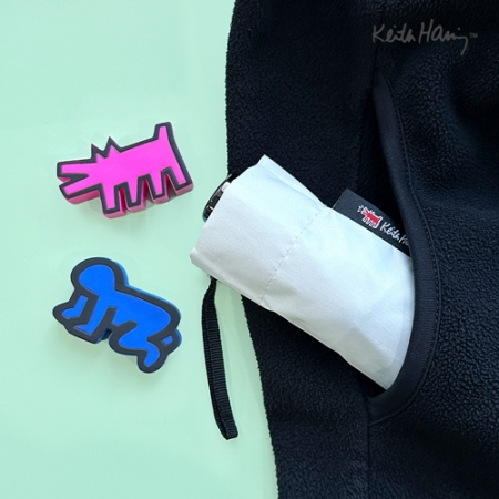 키스해링 미니퍼피 파스텔 3단 초미니 양우산 #8