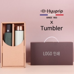 협립 3단 모던 컬러 완전 자동우산 + 로나 이중진공 500ml 텀블러세트