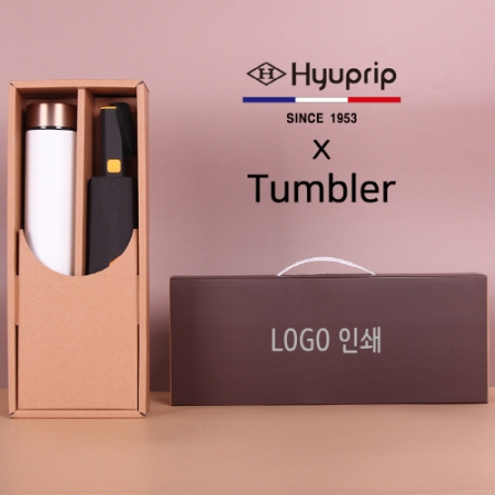 협립 3단60 슈퍼텐 10K 컨테이너 완전 자동우산 + 로나 이중진공 500ml 텀블러세트 #2