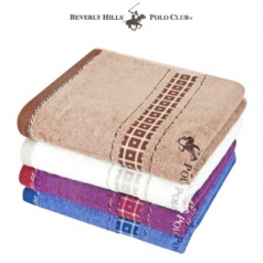 (한올타올)죽사 사각 서클 타올 40x80cm