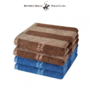 (한올타올)죽사 스트라이프 폴로 타올 40x80cm(전사)