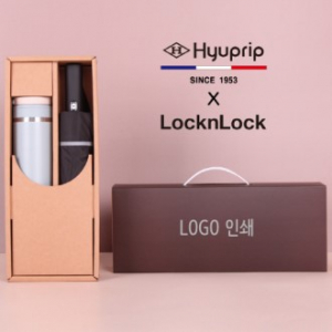 협립 3단60 슈퍼TEN 10K 거꾸로 야광안전 완전자동 우산+락앤락 뉴메트로 투웨이 텀블러세트