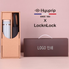 협립 3단 슈퍼TEN(10K) 초고밀도 카라비너 완전자동 우산/양산+락앤락 뉴메트로 투웨이 텀블러세트