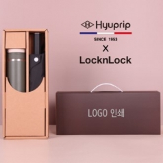협립 3단60 슈퍼 젠틀맨 고밀도 수동식 우산+락앤락 뉴메트로 투웨이 텀블러세트
