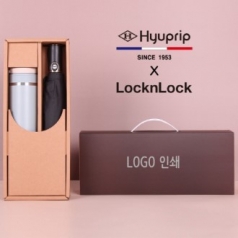 협립 3단 60 울트라고밀도(30데니어) 레자손 완전 자동우산+락앤락 뉴메트로 투웨이 텀블러세트