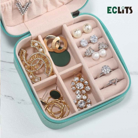 에클리츠 지퍼 악세사리 보관함 귀걸이 반지 목걸이 쥬얼리 보석함 #2