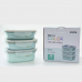 작은이미지: 코멕스 컬러 스텐팁스 민트 3종 밀폐용기 // 인기품목 #2