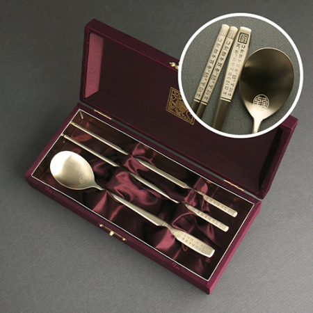 훈민정음 골드 1인수저 (실크케이스) #2