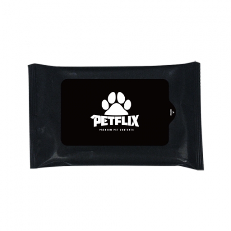 홍보 물티슈 검정(무광) 20매 #2