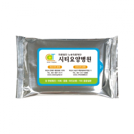 홍보 물티슈 메탈실버 10매 #2