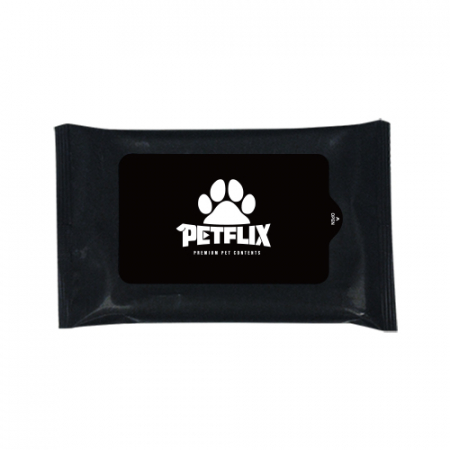 홍보 물티슈 검정(무광) 10매 #2