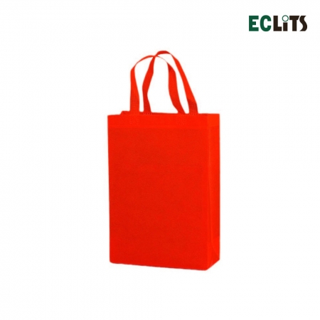 단색 부직포 가방 레드 [ 대 / 30 x 40 x 10cm ] #2