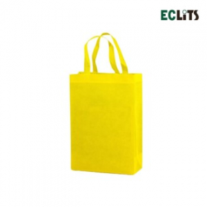 단색 부직포 가방 옐로우 [ 소 / 25 x 30 x 10cm ]