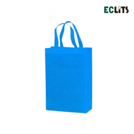 단색 부직포 가방 블루 [ 소 / 25 x 30 x 10cm ] #2